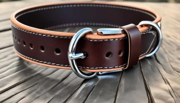 how to make a leather dog collar